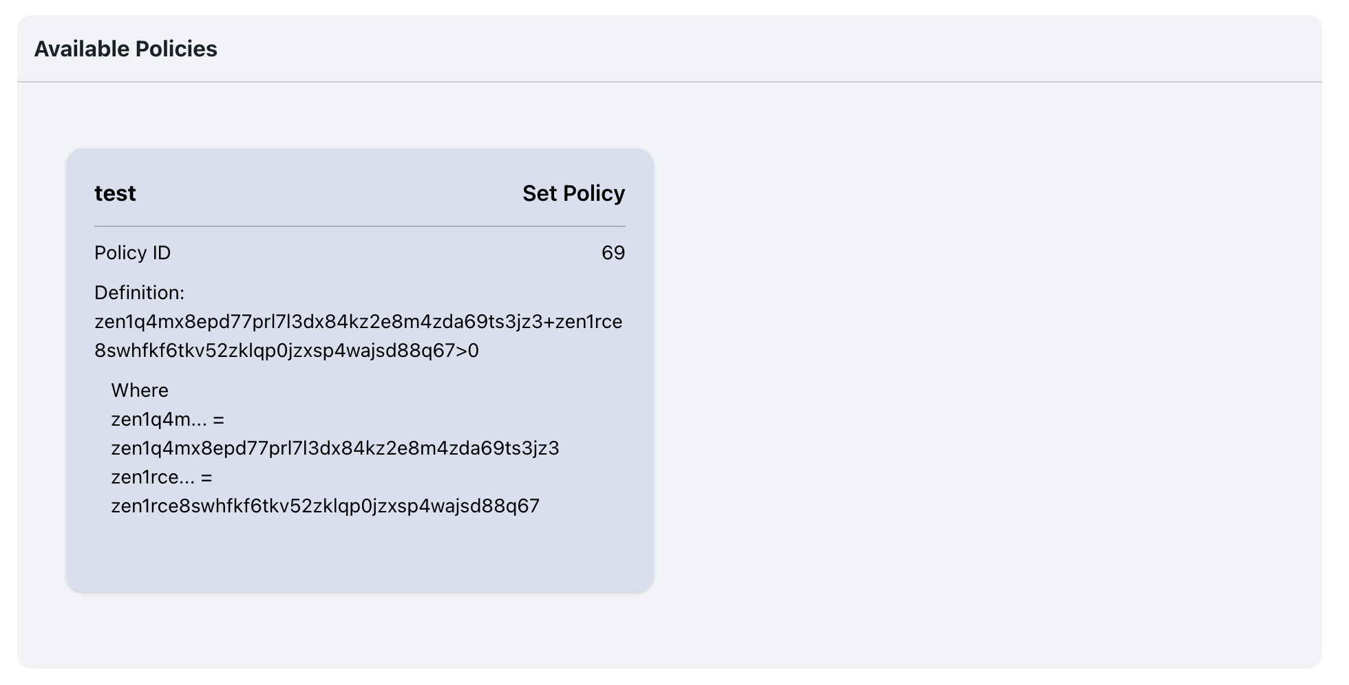 Policy Overview