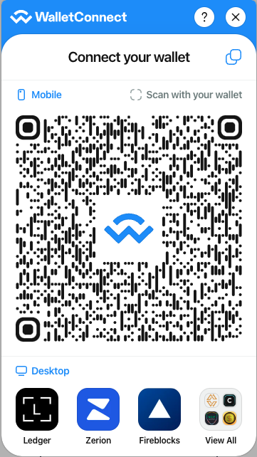 WalletConnect QR Code